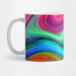 Vibrant Agate Slice Abstract Pattern Mug